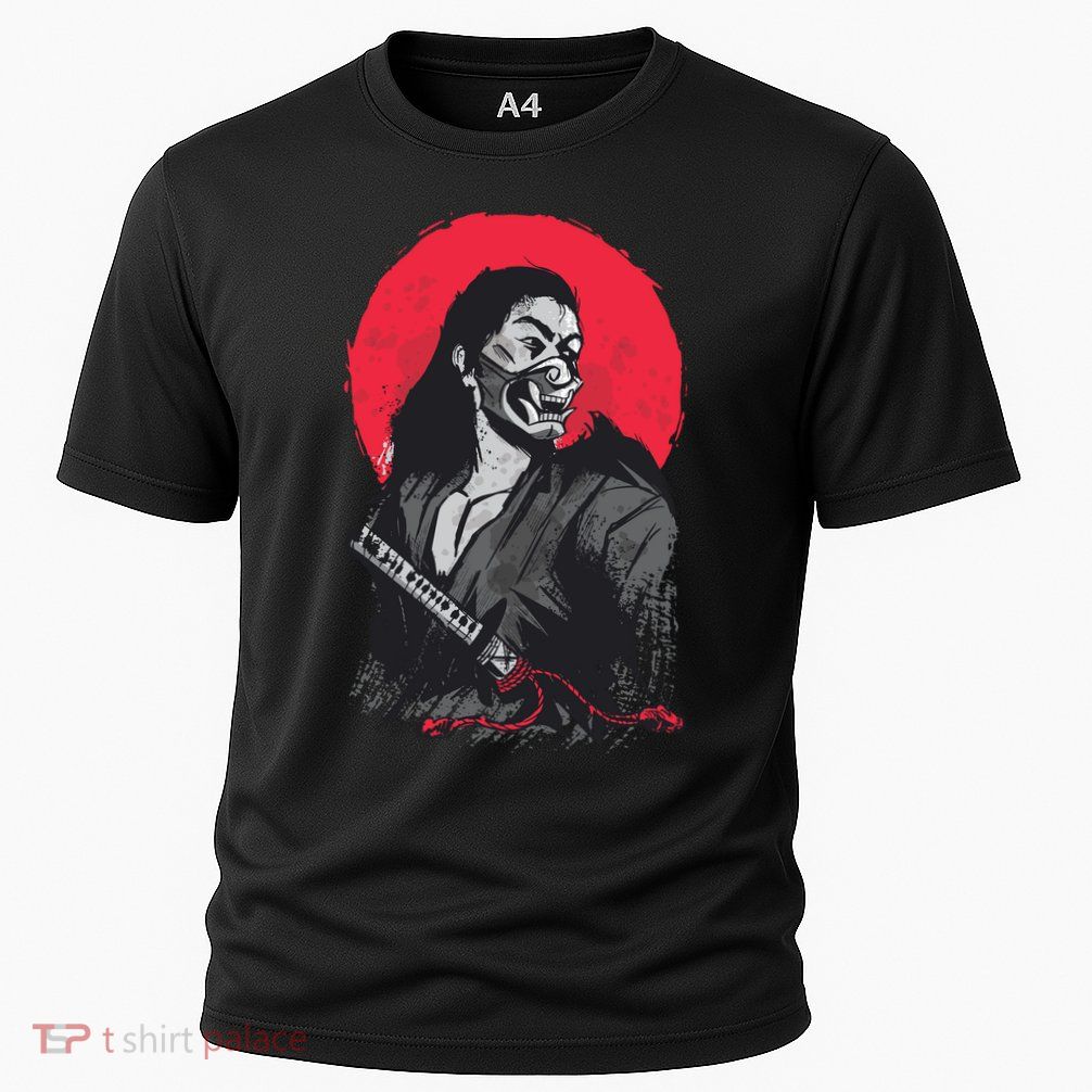 Male Japanese Warrior Cooling Performance Crew T-Shirt