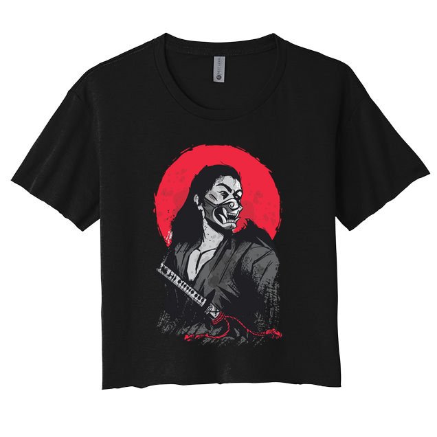 Male Japanese Warrior Crop Top