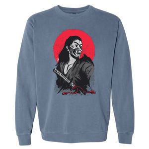 Male Japanese Warrior Garment-Dyed Sweatshirt