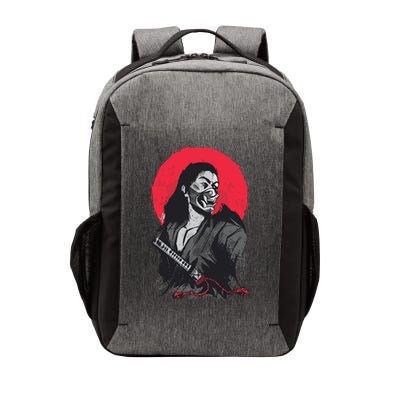 Male Japanese Warrior Vector Backpack