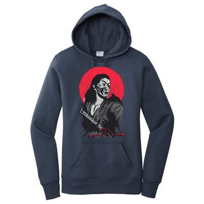 Male Japanese Warrior Women's Pullover Hoodie