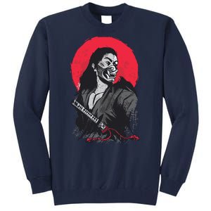 Male Japanese Warrior Tall Sweatshirt