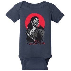 Male Japanese Warrior Baby Bodysuit