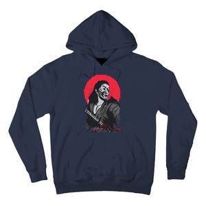 Male Japanese Warrior Tall Hoodie