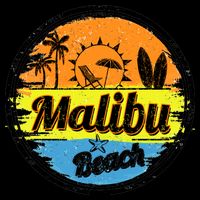 Malibu Beach Retro Circle City Backpack