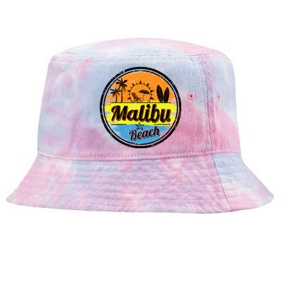 Malibu Beach Retro Circle Tie-Dyed Bucket Hat