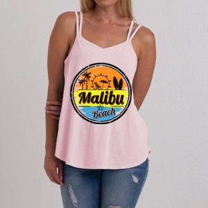 Malibu Beach Retro Circle Women's Strappy Tank