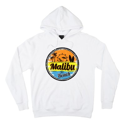 Malibu Beach Retro Circle Hoodie