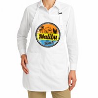 Malibu Beach Retro Circle Apron