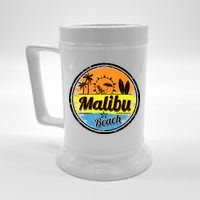 Malibu Beach Retro Circle Beer Stein