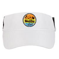 Malibu Beach Retro Circle Adult Drive Performance Visor