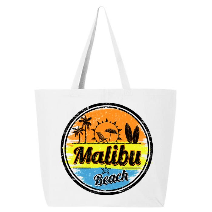 Malibu Beach Retro Circle 25L Jumbo Tote