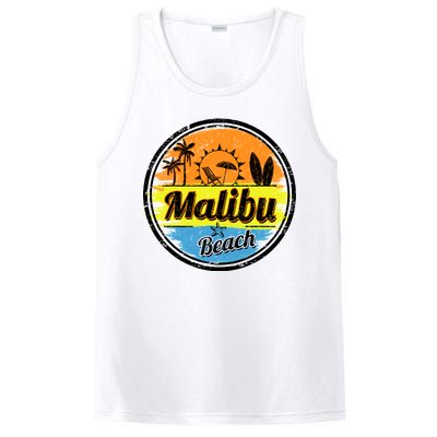 Malibu Beach Retro Circle PosiCharge Competitor Tank