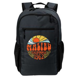 Malibu California Retro Distressed Daily Commute Backpack