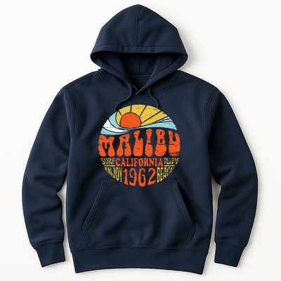 Malibu California Retro Distressed Hoodie