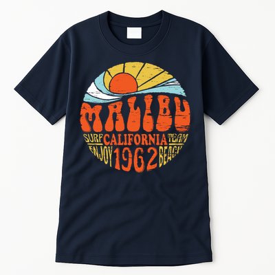 Malibu California Retro Distressed Tall T-Shirt