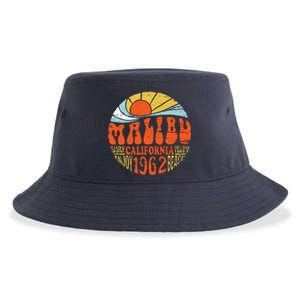 Malibu California Retro Distressed Sustainable Bucket Hat