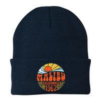 Malibu California Retro Distressed Knit Cap Winter Beanie