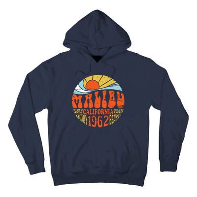 Malibu California Retro Distressed Tall Hoodie