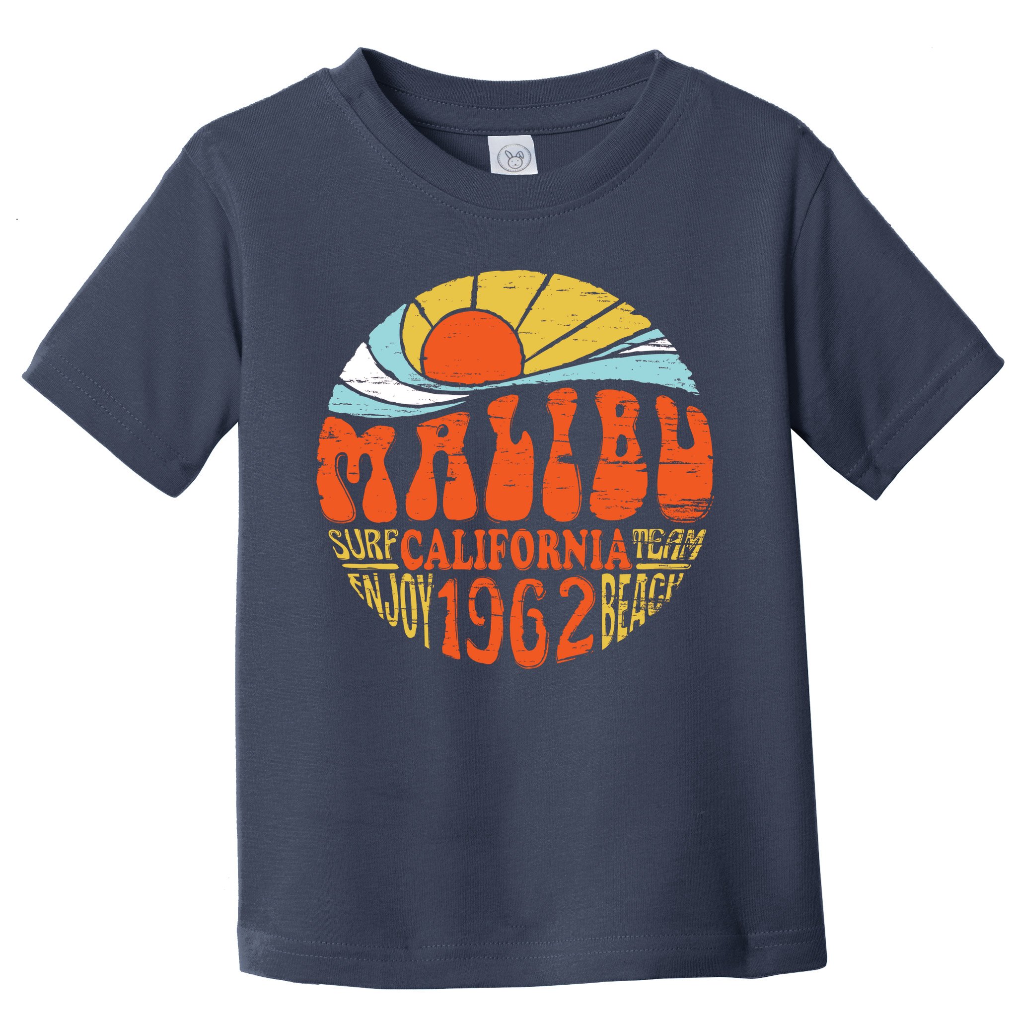 Malibu California Retro Distressed Toddler T-Shirt