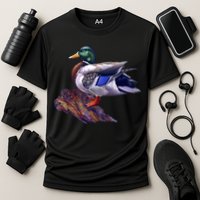 Mallard Green Head Duck Cooling Performance Crew T-Shirt