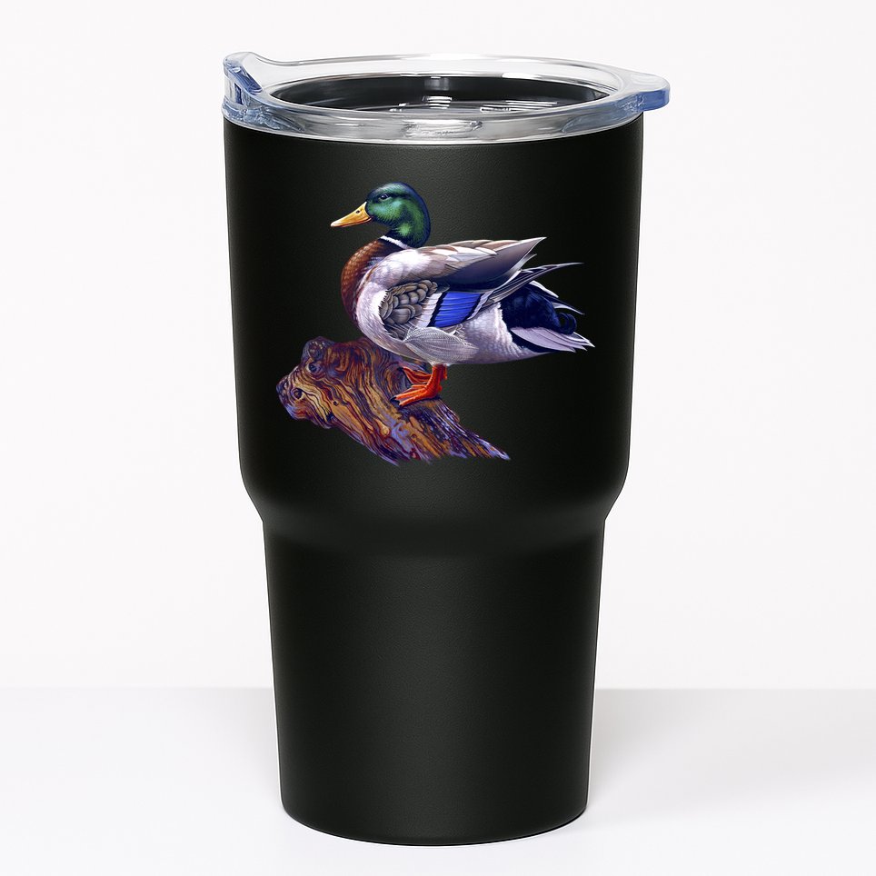 Mallard Green Head Duck Tumbler