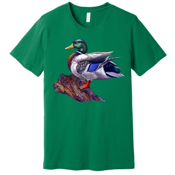 Mallard Green Head Duck Premium T-Shirt