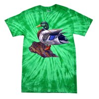 Mallard Green Head Duck Tie-Dye T-Shirt