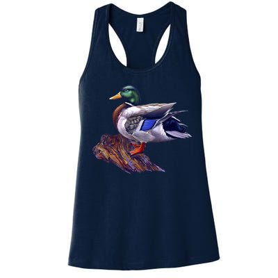 Mallard Green Head Duck Women's Racerback Tank