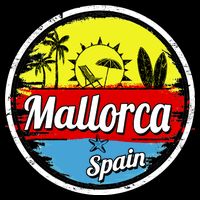 Mallorca Spain Retro Circle City Backpack