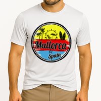 Mallorca Spain Retro Circle Cooling Performance Crew T-Shirt