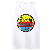 Mallorca Spain Retro Circle PosiCharge Competitor Tank