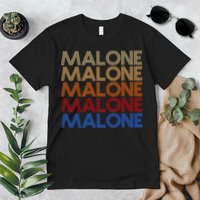 Malone Retro Vintage Style Name Premium T-Shirt