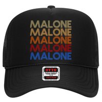 Malone Retro Vintage Style Name Trucker Hat