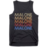 Malone Retro Vintage Style Name Tank Top