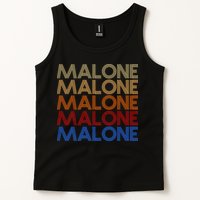 Malone Retro Vintage Style Name Tank Top