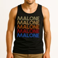 Malone Retro Vintage Style Name Tank Top