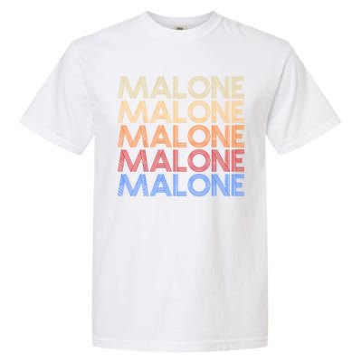 Malone Retro Vintage Style Name Garment-Dyed Heavyweight T-Shirt