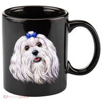 Maltese 11oz C Handle Ceramic Mug