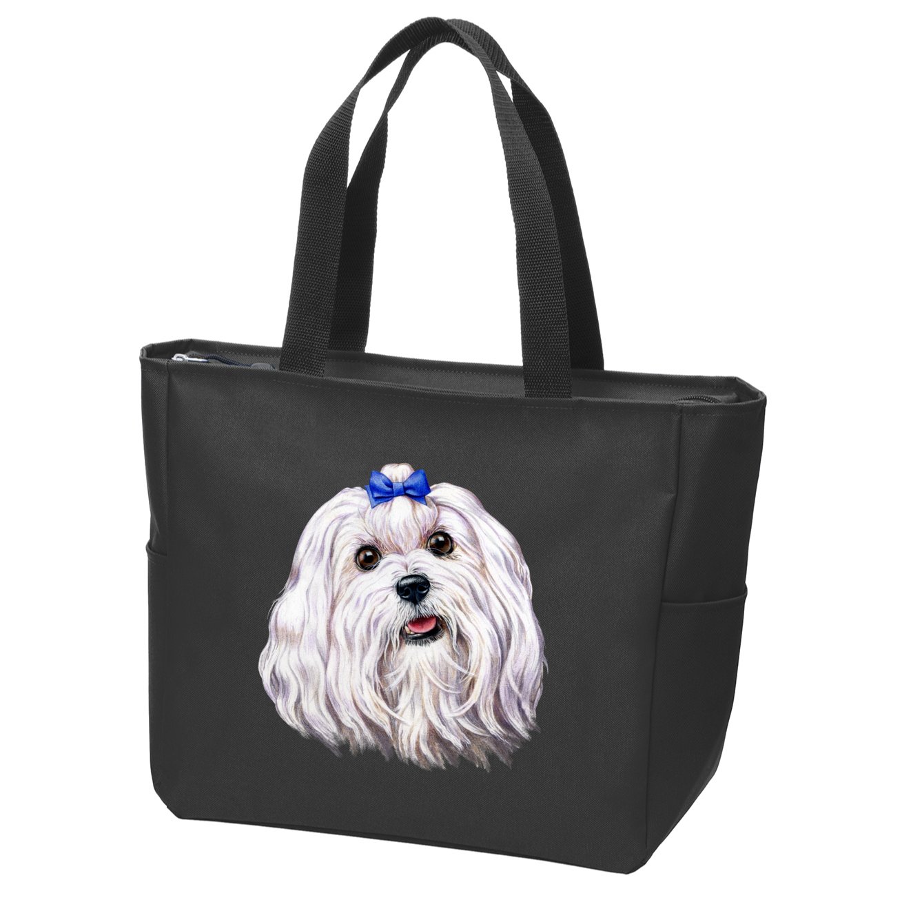 Maltese Zip Tote Bag