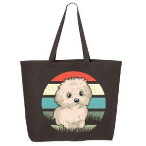 Maltese Dog Retro 25L Jumbo Tote