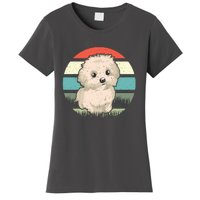 Maltese Dog Retro Women's T-Shirt