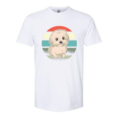 Maltese Dog Retro Softstyle® CVC T-Shirt