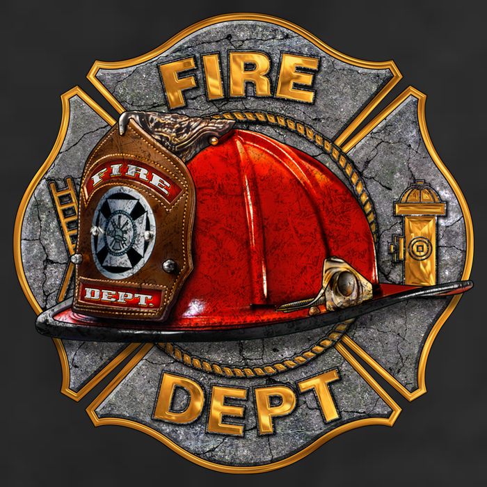 Maltese Fire Dept. Helmet Cool Comfort Performance Bucket Hat