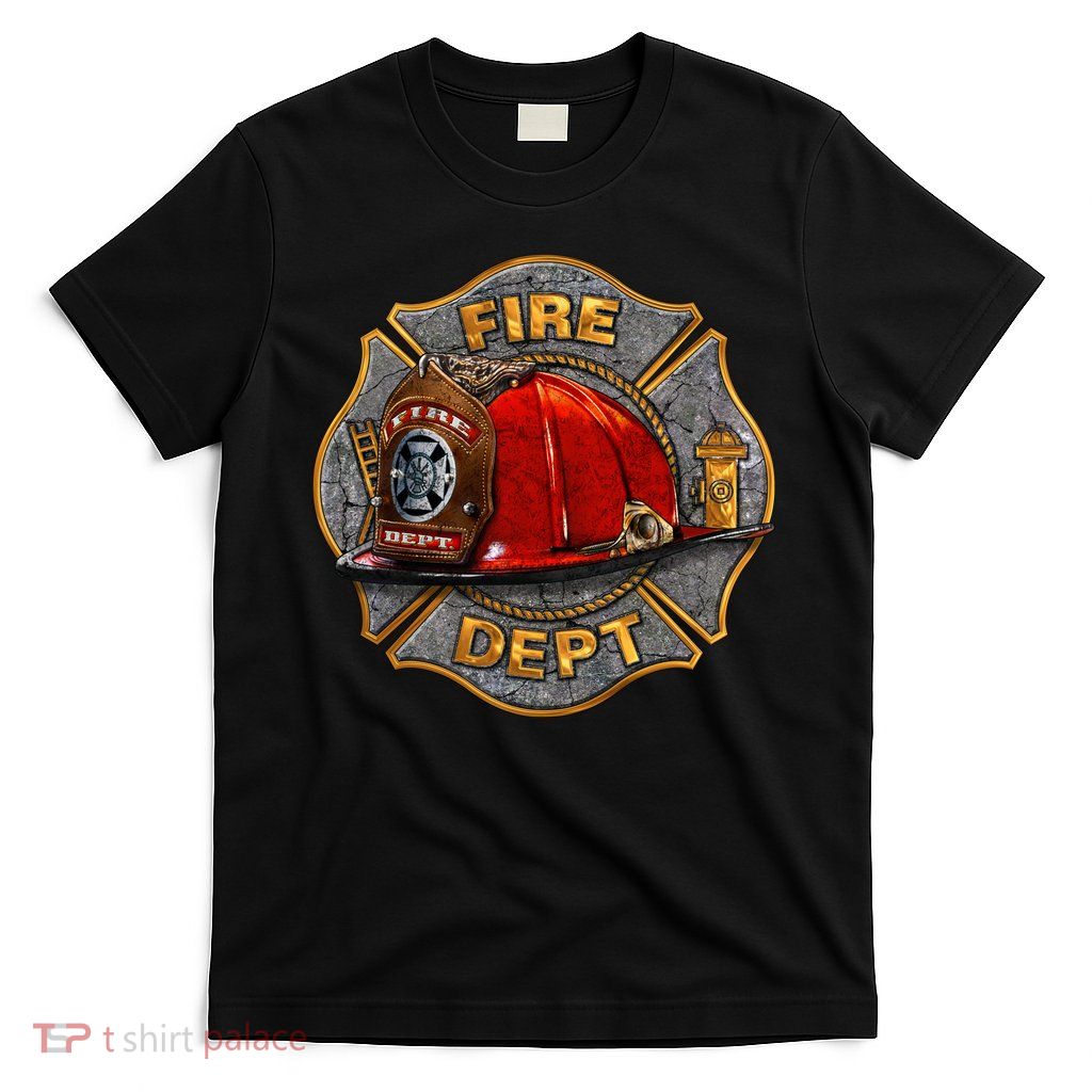 Maltese Fire Dept. Helmet T-Shirt