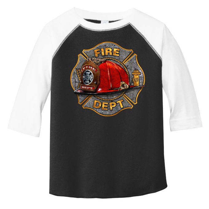 Maltese Fire Dept. Helmet Toddler Fine Jersey T-Shirt