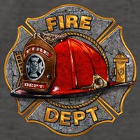 Maltese Fire Dept. Helmet Vector Backpack