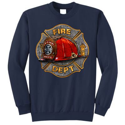 Maltese Fire Dept. Helmet Sweatshirt