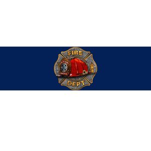 Maltese Fire Dept. Helmet Bumper Sticker