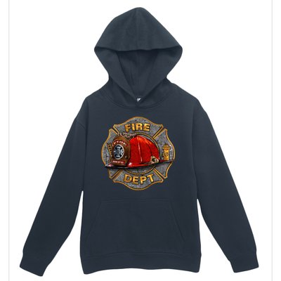 Maltese Fire Dept. Helmet Urban Pullover Hoodie